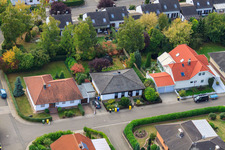 Aerial photograpy of In the mill garden in Eppelsheim in the state Rhineland-Palatinate, Germany