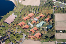 Tennis court sports field BASF Tennisclub in Ludwigshafen am Rhein in the state Rhineland-Palatinate