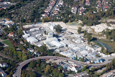 Sand-lime brickworks in the district Oggersheim in Ludwigshafen am Rhein in the state Rhineland-Palatinate, Germany