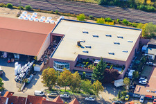 Tile meadow in the district Bobenheim in Bobenheim-Roxheim in the state Rhineland-Palatinate, Germany