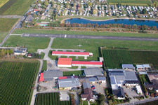 Airport in Bad Dürkheim in the state Rhineland-Palatinate, Germany