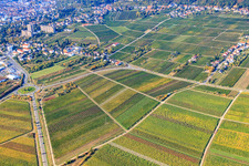 Oblique view of From the northeast in Neustadt an der Weinstraße in the state Rhineland-Palatinate, Germany