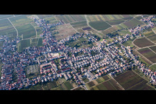 Panorama from the local area and environment in the district Diedesfeld in Neustadt an der Weinstrasse in the state Rhineland-Palatinate