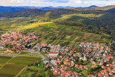 Wine Route B38 in the district Rechtenbach in Schweigen-Rechtenbach in the state Rhineland-Palatinate, Germany