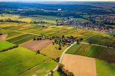 Aerial photograpy of Country Hotel Windhof in Schweighofen in the state Rhineland-Palatinate, Germany