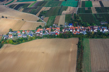 Village view from the southwest in Vollmersweiler in the state Rhineland-Palatinate, Germany