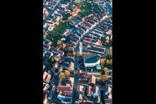 Church building Pfarrkirche St. Aegidius in Woerth am Rhein in the state Rhineland-Palatinate, Germany