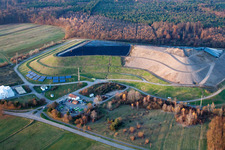 District landfill before sealing in Berg in the state Rhineland-Palatinate, Germany