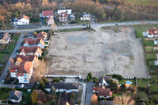 Old supermarket site in Lauterbourg in the state Bas-Rhin, France