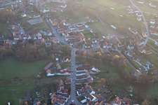 Scheibenhard in the state Bas-Rhin, France out of the air