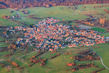 From the southwest in the district Büchelberg in Wörth am Rhein in the state Rhineland-Palatinate, Germany