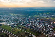 Behind the B36 in Durmersheim in the state Baden-Wuerttemberg, Germany