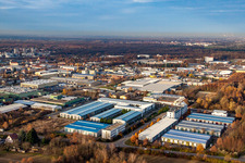 Industrial Park Rastatt Lochfeldstr in the district Rauental in Rastatt in the state Baden-Wuerttemberg, Germany
