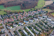 Oblique view of Neckarstr in Rastatt in the state Baden-Wuerttemberg, Germany