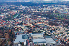 From the south in Rastatt in the state Baden-Wuerttemberg, Germany