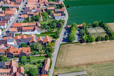 Hotel zur Krone in the district Hayna in Herxheim bei Landau in the state Rhineland-Palatinate, Germany out of the air