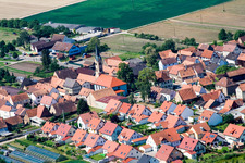 Protestant St. Martin's Church in Erlenbach bei Kandel in the state Rhineland-Palatinate, Germany