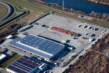 Building and production halls on the premises of Europack GmbH in the district Industriegebiet Woerth-Oberwald in Woerth am Rhein in the state Rhineland-Palatinate