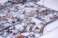 On the high trail in winter when there is snow in Kandel in the state Rhineland-Palatinate, Germany