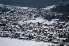 District Schaidt in Wörth am Rhein in the state Rhineland-Palatinate, Germany from a drone