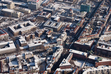 Kaiserstraße Kronenplatz in the district Innenstadt-Ost in Karlsruhe in the state Baden-Wuerttemberg, Germany