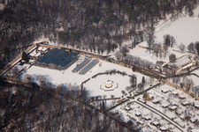 Botanical Garden at the Fasanengarten in the district Innenstadt-Ost in Karlsruhe in the state Baden-Wuerttemberg, Germany
