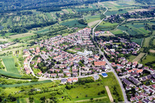 From the south in Birkenfeld in the state Baden-Wuerttemberg, Germany
