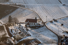 Dionisius Chapel in winter in the district Gleiszellen in Gleiszellen-Gleishorbach in the state Rhineland-Palatinate, Germany