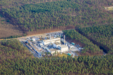 WAK reprocessing plant Karlsruhe in Linkenheim-Hochstetten in the state Baden-Wuerttemberg, Germany