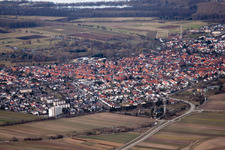 South in the district Graben in Graben-Neudorf in the state Baden-Wuerttemberg, Germany