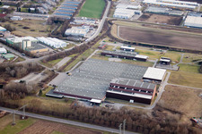 Aerial photograpy of SEW Eurodrive in Bruchsal in the state Baden-Wuerttemberg, Germany