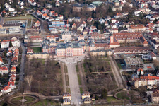 Aerial view of Lock in Bruchsal in the state Baden-Wuerttemberg, Germany
