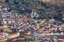 Church building St. Peter in Bruchsal in the state Baden-Wurttemberg