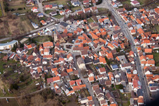 Marcelluspl in the district Stettfeld in Ubstadt-Weiher in the state Baden-Wuerttemberg, Germany