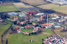Hospital grounds of the Clinic Psychiatric Centre North-Baden in Wiesloch in the state Baden-Wurttemberg, Germany