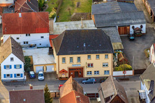 Beer garden on Mörlheimer Hauptstr in the district Mörlheim in Landau in der Pfalz in the state Rhineland-Palatinate, Germany