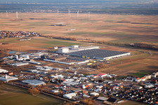 Aerial view of PROWELL in Interpark in Offenbach an der Queich in the state Rhineland-Palatinate, Germany