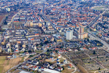 North at the cemetery in Schwetzingen in the state Baden-Wuerttemberg, Germany