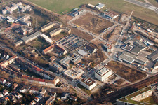 Konrad Zuse Ring in the district Neuostheim in Mannheim in the state Baden-Wuerttemberg, Germany