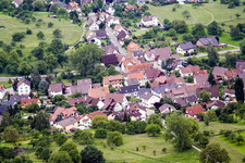Obernhäuser Straße in the district Obernhausen in Birkenfeld in the state Baden-Wuerttemberg, Germany
