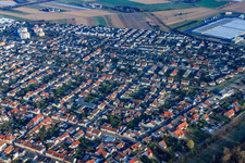 Hockenheimer Straße in Ketsch in the state Baden-Wuerttemberg, Germany