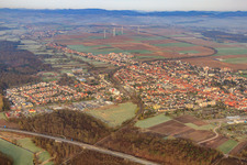 Bienwaldstadt from the southeast in Kandel in the state Rhineland-Palatinate, Germany