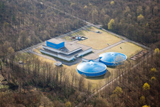 Waterworks in Elchesheim-Illingen in the state Baden-Wuerttemberg, Germany