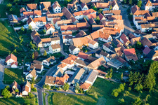 Dorfbrunnenstr in the district Büchelberg in Wörth am Rhein in the state Rhineland-Palatinate, Germany