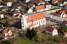 Oblique view of Mothern in the state Bas-Rhin, France
