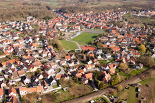 Mothern in the state Bas-Rhin, France out of the air