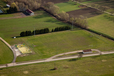 Mothern in the state Bas-Rhin, France seen from above