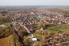 Aerial photograpy of Mothern in the state Bas-Rhin, France