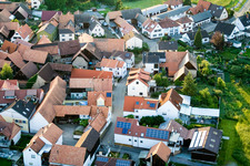 Heilbrunnenstr in the district Büchelberg in Wörth am Rhein in the state Rhineland-Palatinate, Germany