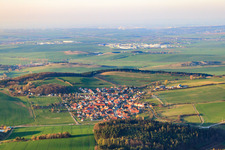 From the south in the district Bittstädt in Amt Wachsenburg in the state Thuringia, Germany